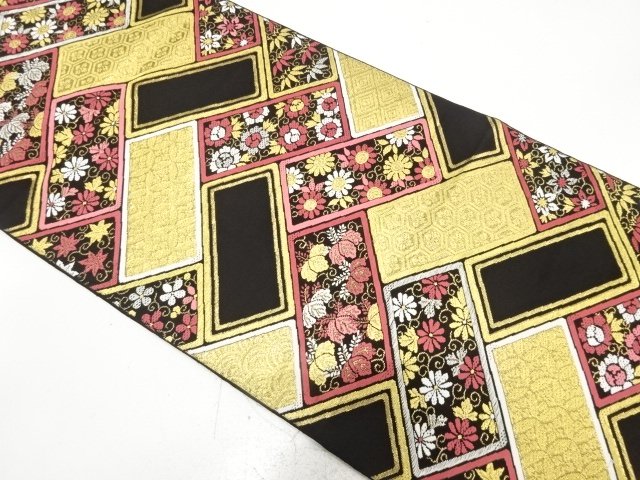 Japanese Kimono / Antique / Fukuro Obi Combined weave